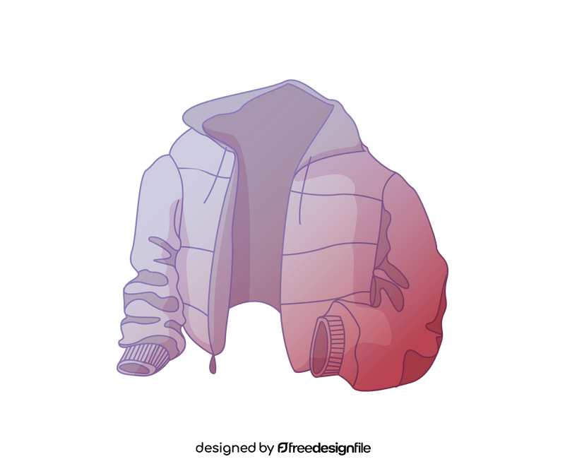 Jacket drawing clipart