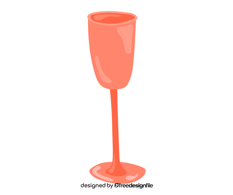 Wine glass cartoon clipart