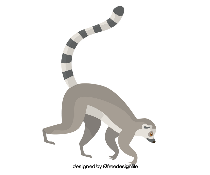 Jungle lemur clipart