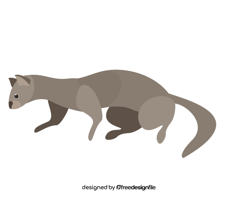 Free least weasel clipart