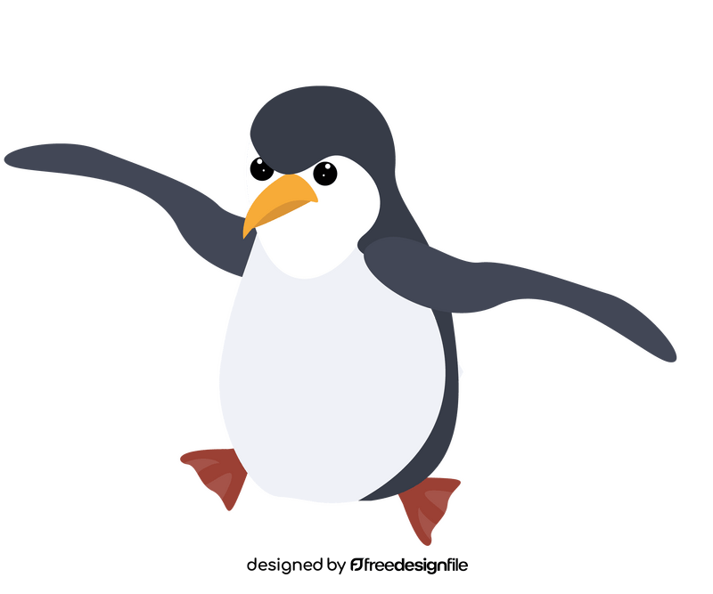 Penguin illustration clipart
