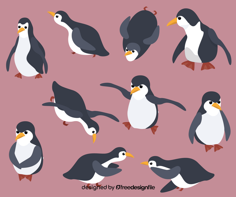 Penguins vector