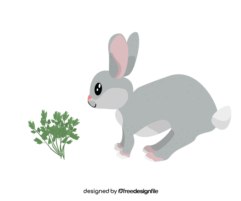 Cartoon bunny rabbit clipart