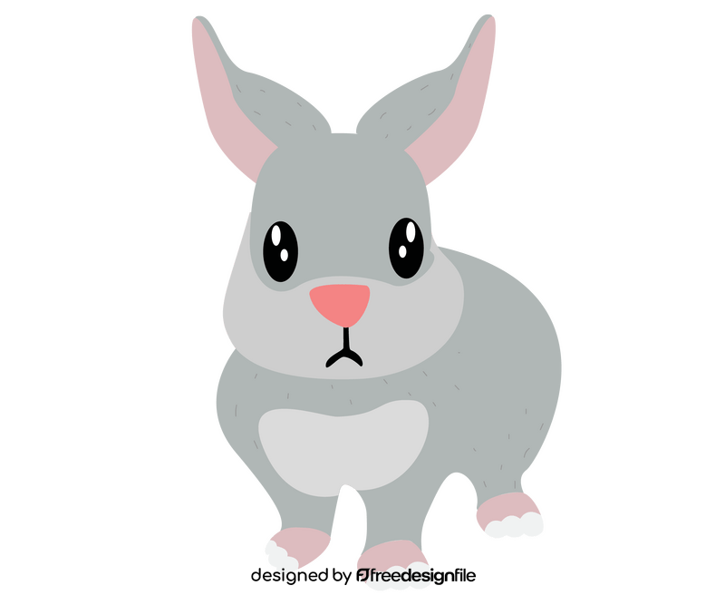 Cute rabbit clipart