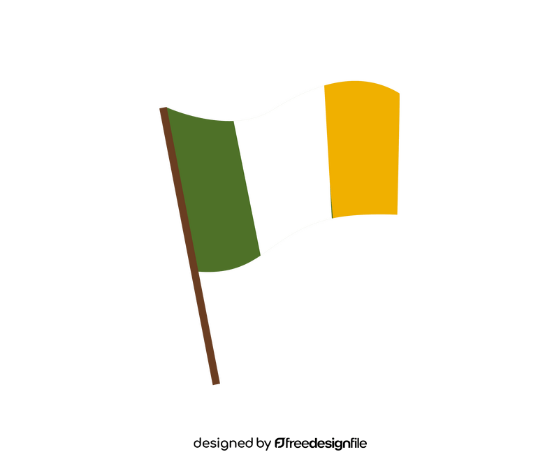 Irish flag clipart