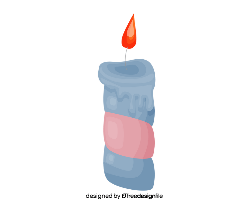 Candle cartoon clipart