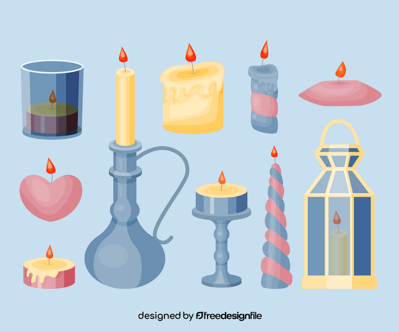 Candles vector
