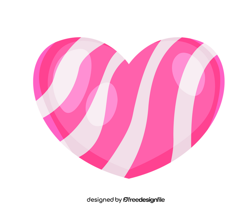 Heart shaped candy clipart