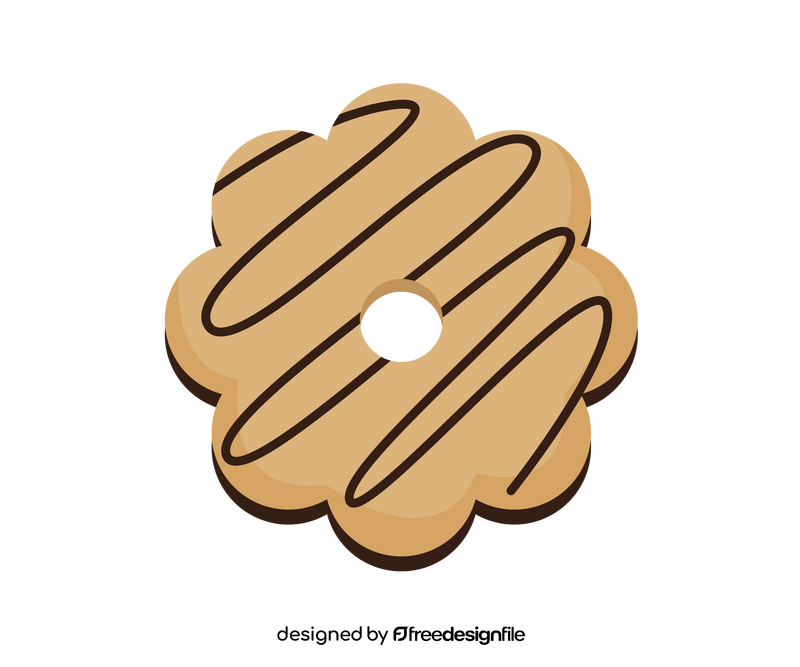 Cookie drawing clipart