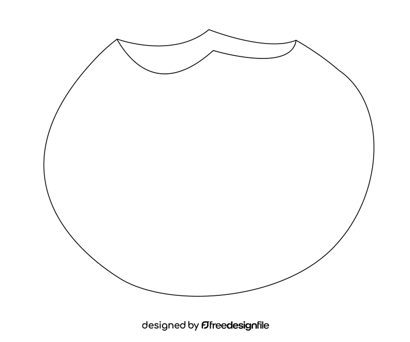 Tagalong cookie black and white clipart