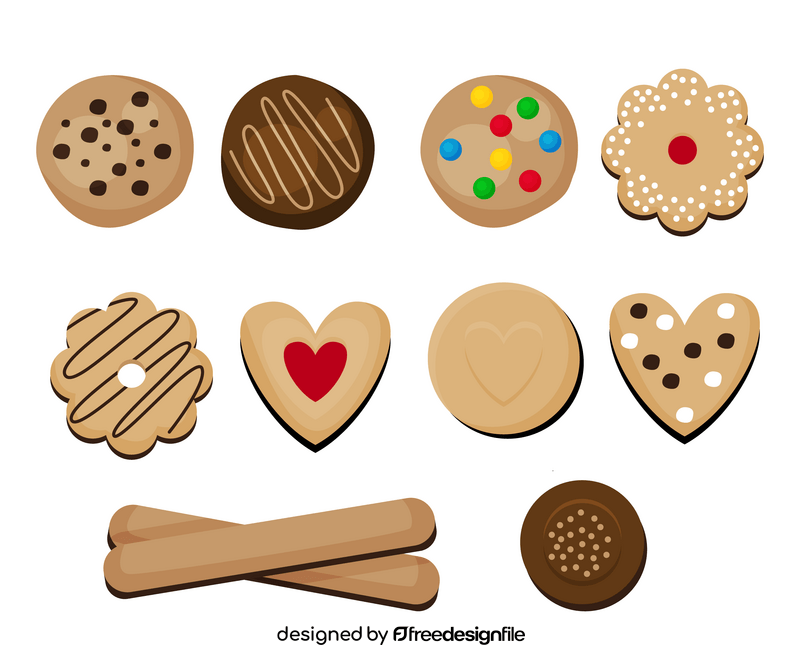 Cookies vector