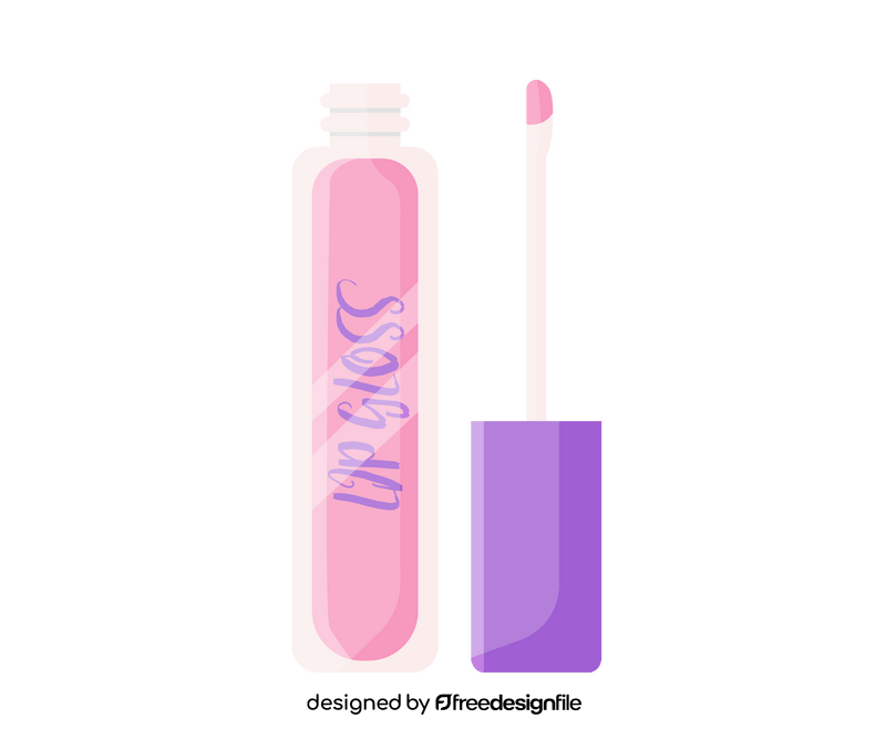Cosmetic lip gloss drawing clipart