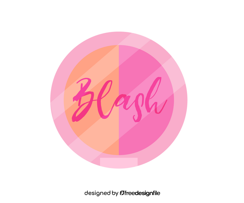 Cosmetic blush clipart