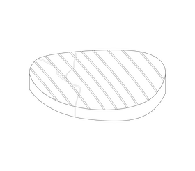 Beef steak black and white clipart