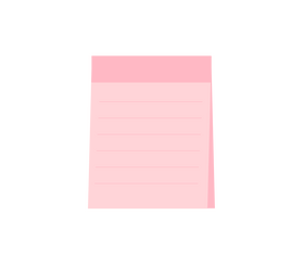 Sticky notes illustration clipart