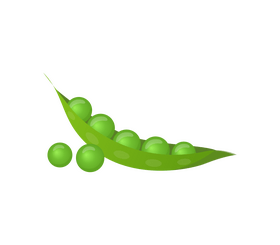 Peas cartoon clipart