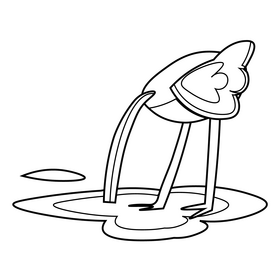 Ostrich hide black and white clipart