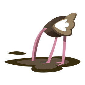 Ostrich hide clipart