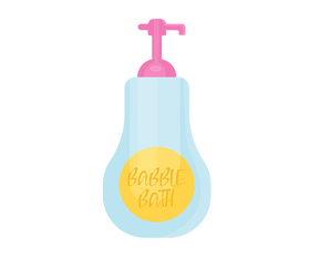 Bubble bath clipart
