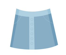 Cartoon skirt clipart