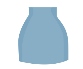 Blue skirt clipart