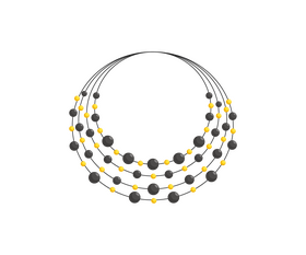 Choker necklace clipart