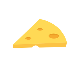 Sliced ​cheese clipart