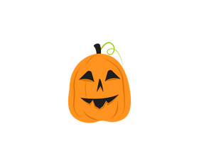 Halloween pumpkin illustration clipart