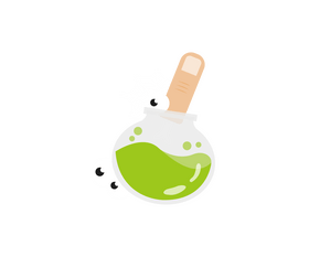Magic potion cartoon clipart