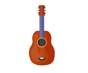 Acoustic guitar clipart