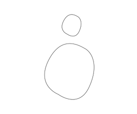 Bubbles cartoon black and white clipart