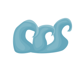 Sea waves clipart