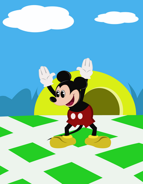 Cartoon mickey mouse vector