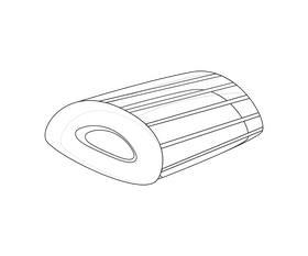 Stick biscuit black and white clipart