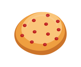 Cartoon biscuit clipart