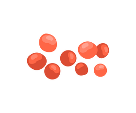 Red caviar clipart