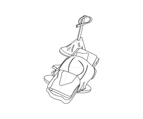 Snack illustration black and white clipart