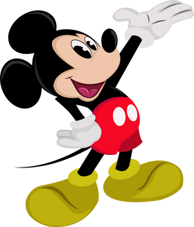 Cute mickey mouse clipart