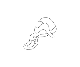 Zombie finger black and white clipart