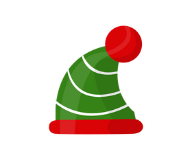Christmas hat drawing clipart