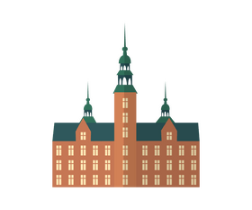 Rosenborg Castle, Copenhagen, Denmark clipart
