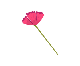 Cartoon flower clipart