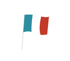 France flag illustration clipart