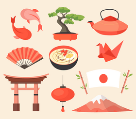 Japanese culture, Japan vector