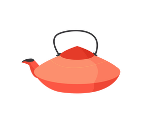 Japanese teapot kettle clipart