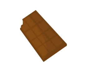 Swiss chocolate bar clipart