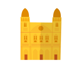 Acropolium, Saint Louis Cathedral, Tunisia clipart