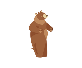 Bear illustration clipart