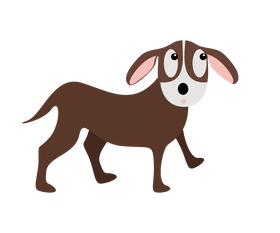 Dog drawing clipart