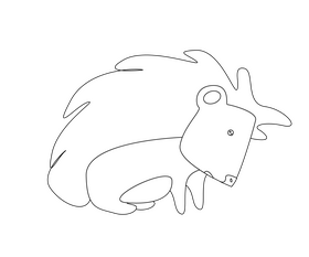 Free hedgehog black and white clipart